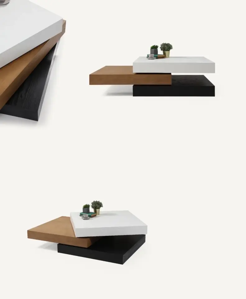 Triple Kare Orta Sehpa