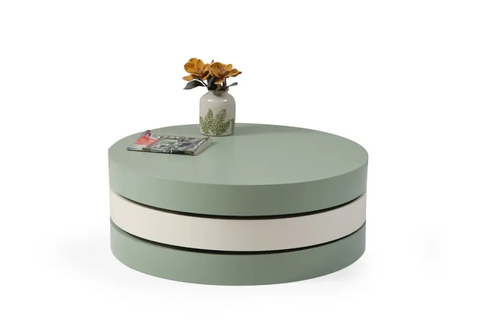 Triple Yuvarlak Orta Sehpa