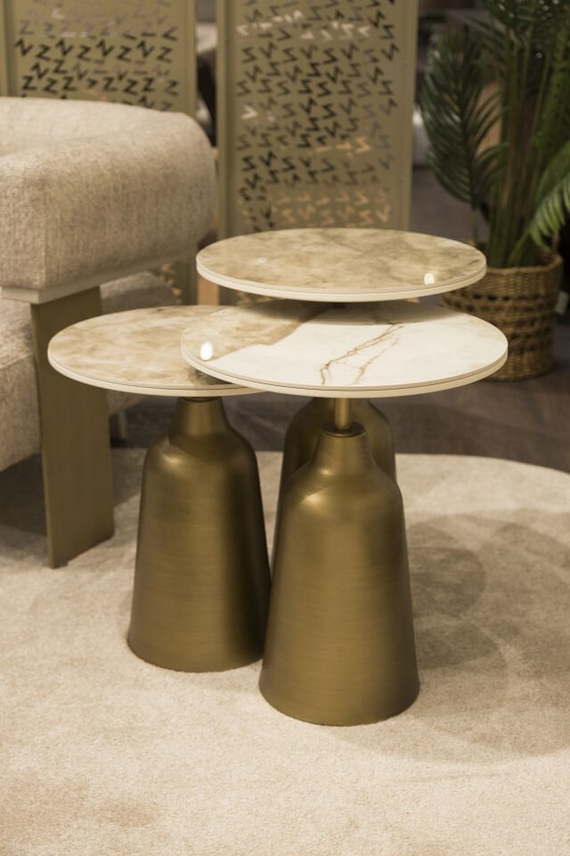 Beige Patagonia Zigon Sehpa